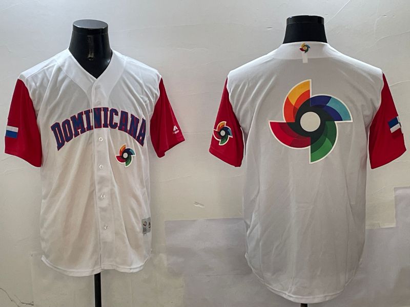 Men 2025 World Cup Blank White Nike MLB Jersey style 32615